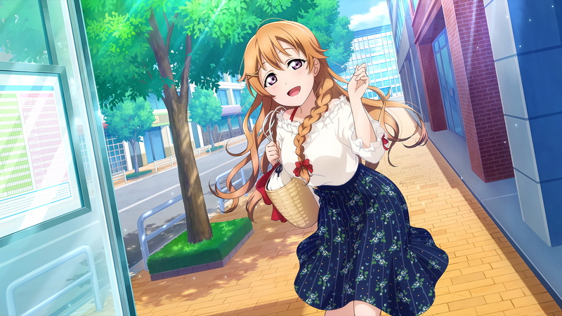 1080P高清壁纸！Love Live! 金发长发少女近江彼方绝美壁纸