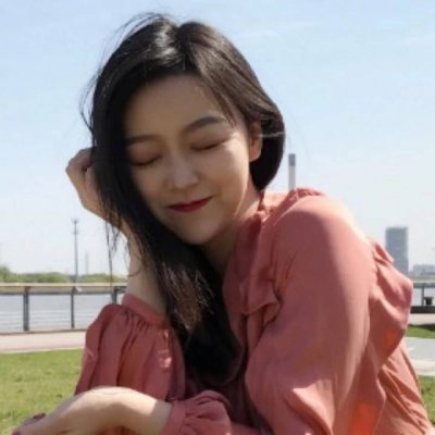 36张高清小清新浅蓝色女生头像合集