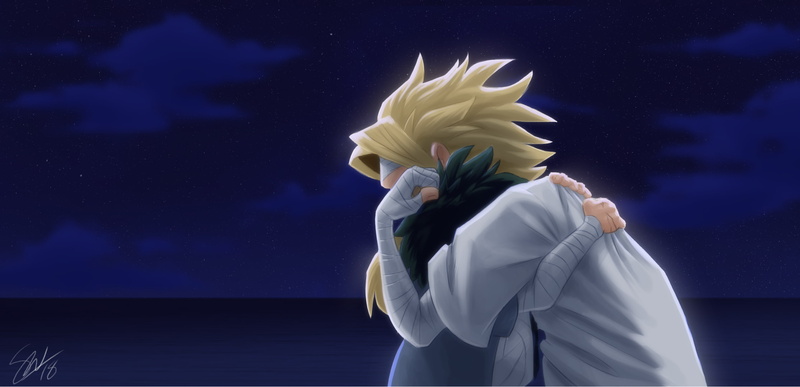 《我的英雄学院》欧尔麦特&绿谷出久 高清壁纸合集