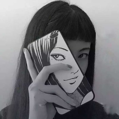 超酷真人黑色系女生头像 25张高清质感图分享