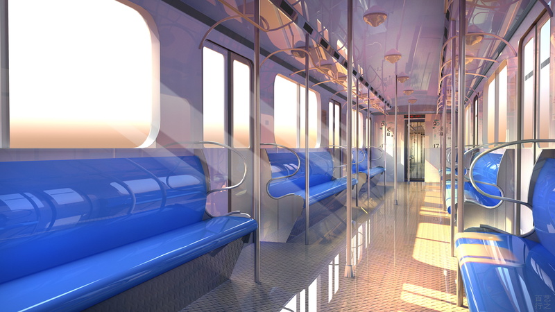 这款超绝二次元火车壁纸 看完直接想存进收藏夹