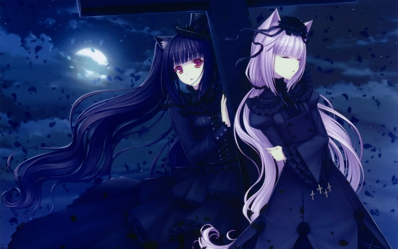 动漫猫耳少女1080P高清壁纸