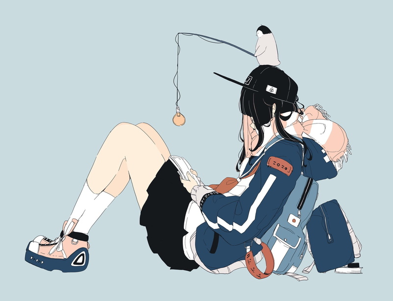 绝美街头风动漫少女壁纸合集