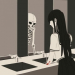 12张暗黑丧系诡异女生动漫头像 高清氛围感拉满