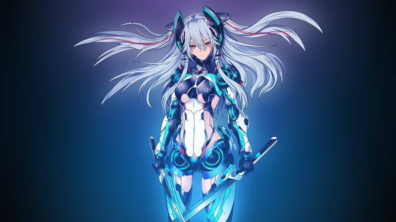 银发机甲少女壁纸合集