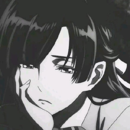 黑白病娇风动漫女生头像合集