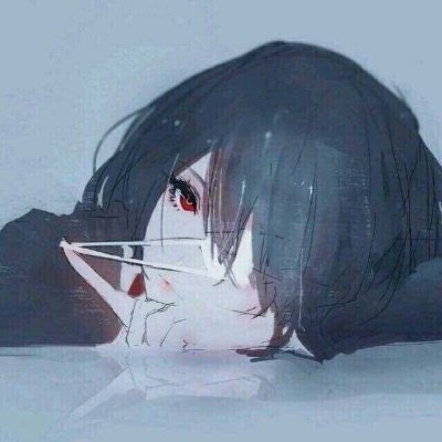 暗黑系二次元病态女生头像 21张高清恐怖风格图合集