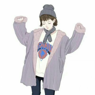 28张简约清新女生手绘头像 高清好看又有个性