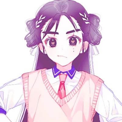 24张高清紫色系动漫女生头像 温柔氛围感拉满