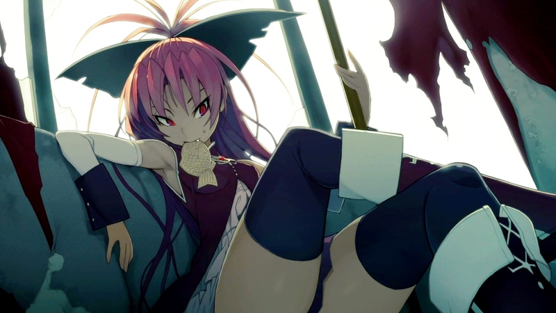 《魔法少女小圆主题高清壁纸合集 粉发少女长腿美照》