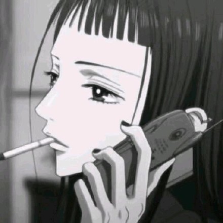 黑白病娇风动漫女生头像合集