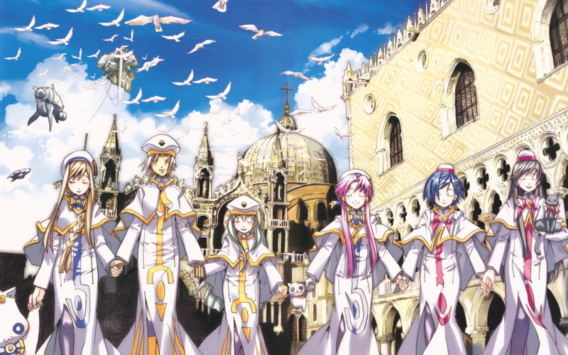 《水星领航员》动画壁纸合集 水无灯里 爱丽丝·卡罗尔 艾莉西亚·佛罗伦斯 2K画质 动漫 阿琪拉·E·法拉利 艾利卡·S·格兰芝斯塔 水星领航员 雅典娜·葛洛莉高清壁纸