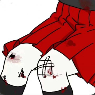 病娇血腥风格动漫女生头像 13张高清素材合集