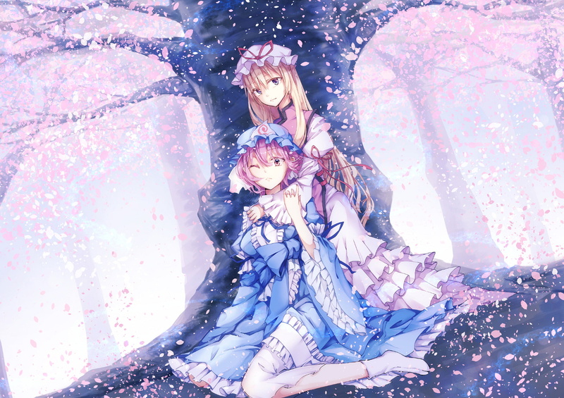 东方Project 动漫壁纸 八云紫 西行寺幽幽子 高清1080P壁纸合集