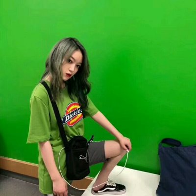 36张高清绿色系女生头像 个性又好看