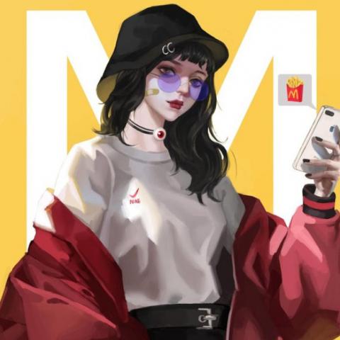 女生专属限量动漫微信头像！22张高清图直接用