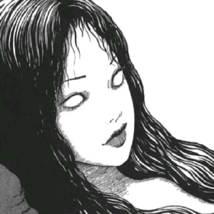 超耐看！一组黑白简约风动漫女生头像