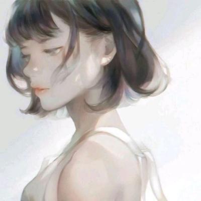 24张简约气质女生手绘头像 适合当微信头像的个性手绘图