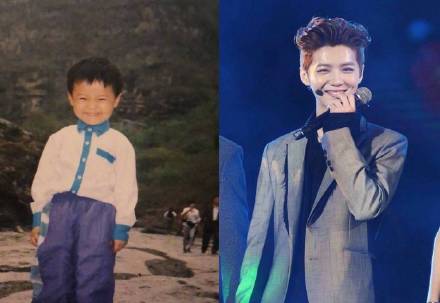 鹿晗童年表情包合集来了