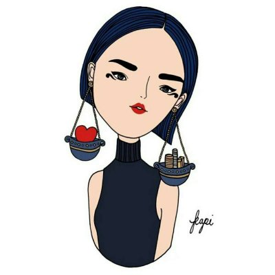 12张高清个性十二星座动漫女生头像 适配各种女生头像需求