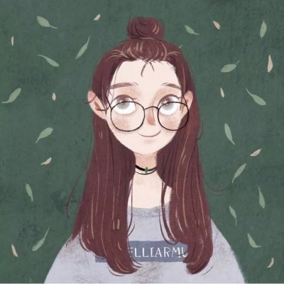 26张高清简约款！适合当微信头像的手绘女生头像合集