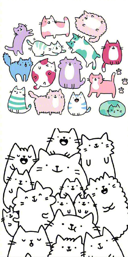 上百款软萌猫咪手绘表情包！治愈感拉满快收藏