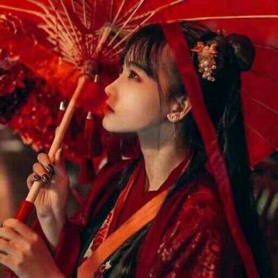 古风红嫁衣女生头像来啦！19张高清唯美红妆美人图合集