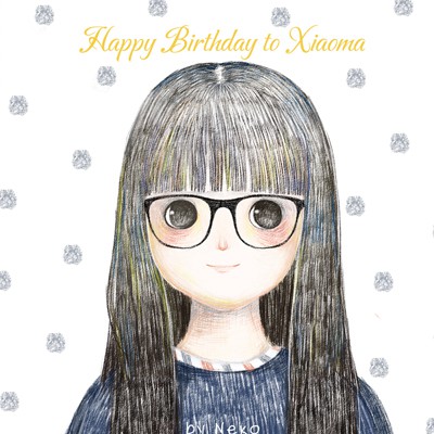 # 8张高清好看的简约风动漫小女生头像