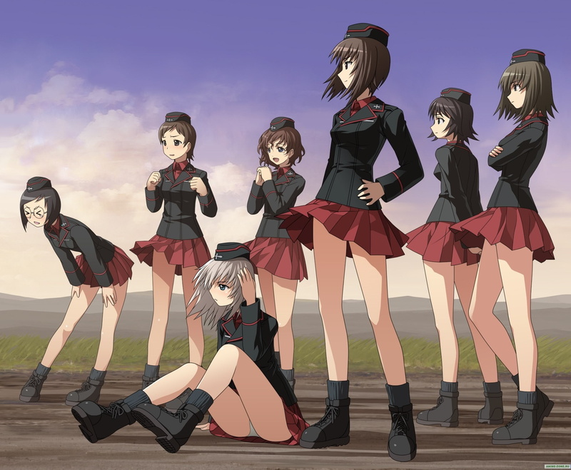 《少女与战车》军装少女壁纸合集