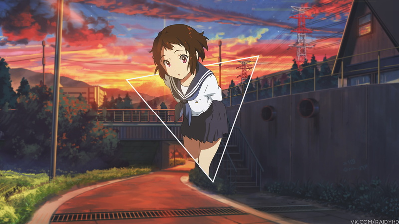 4K高清壁纸！冰菓伊原摩耶花 画中画动漫少女壁纸