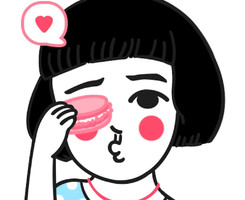 红脸蛋超萌卡通女生头像 9张可爱软妹头像合集