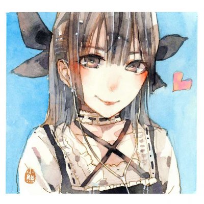 10张超绝水彩女生头像！高清手绘质感直接戳中审美点