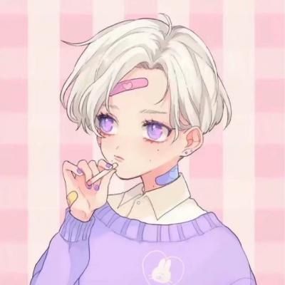 16张高清可爱动漫女生微信头像合集