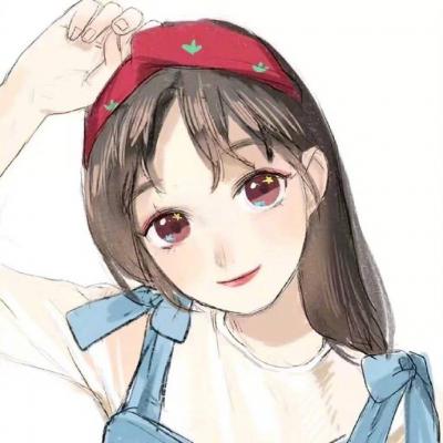 24张简约气质款女生手绘头像 适配微信头像高清素材