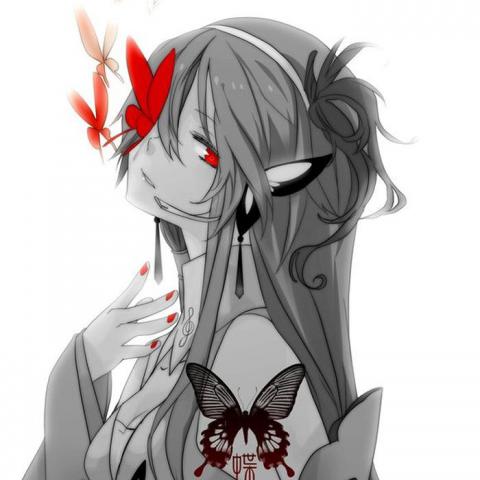 12张暗黑丧系诡异女生动漫头像 高清氛围感拉满