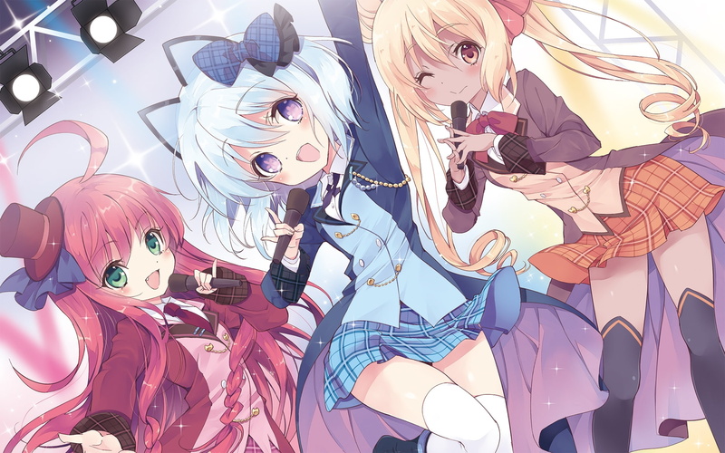 卖的动漫少女主题手作壁纸合集