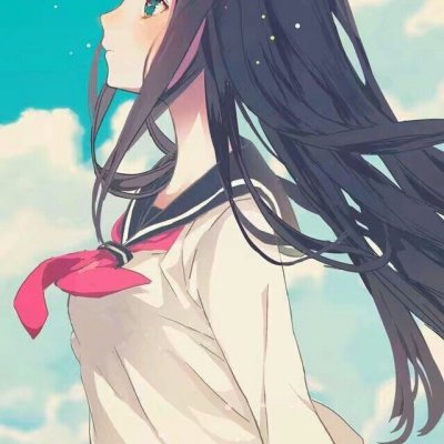 15张高清清新校园风动漫女生头像合集