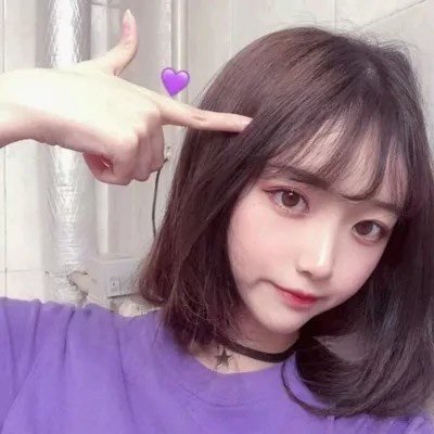 16张高清紫色系清纯女生头像 氛围感拉满