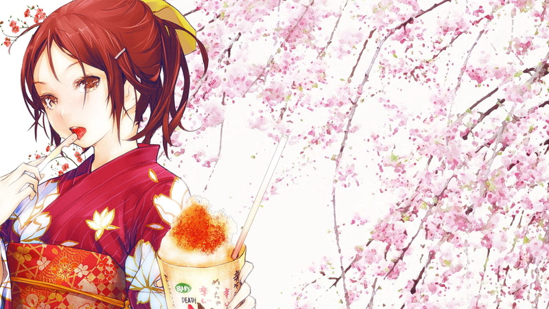 Redjuice原创动漫少女壁纸 2K高清手机壁纸