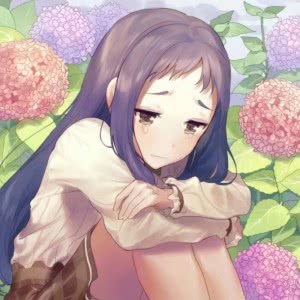 失恋独处的伤感漫画女生头像，单张分享