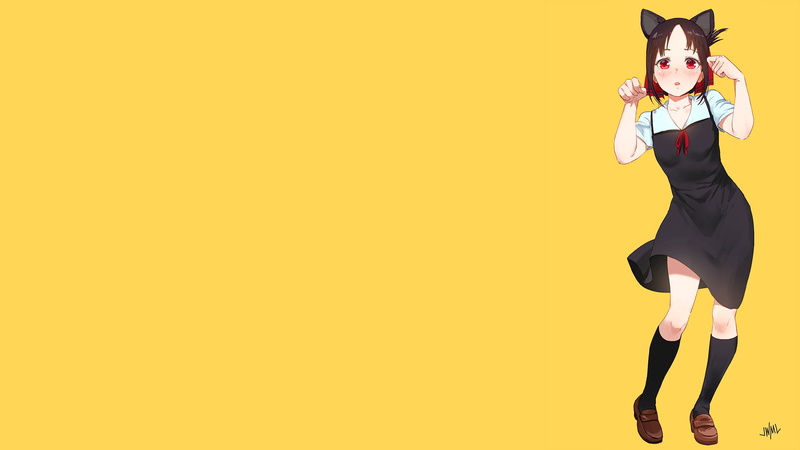 辉夜大小姐同款猫耳壁纸！1080P高清壁纸合集