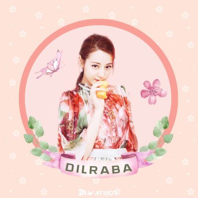 迪丽热巴可爱头像图片 高清带特效的迪丽热巴合成照片头像(12张)_明星头像