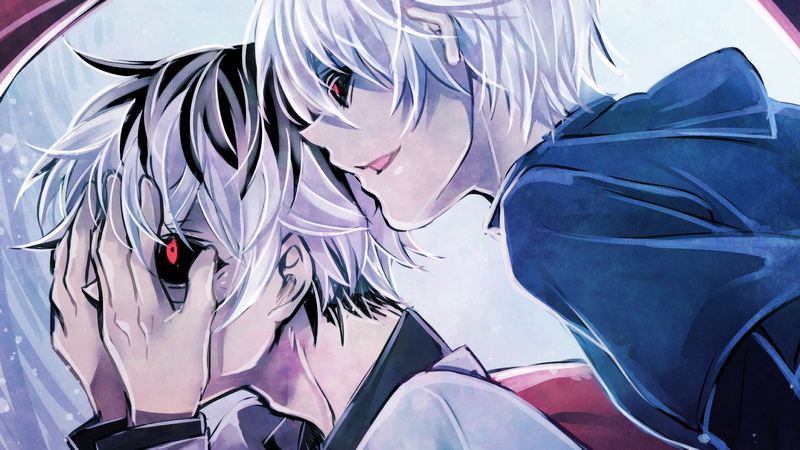 东京吃货re壁纸！金木研/佐佐木绯世4K高清动漫壁纸