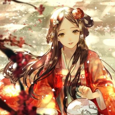 25张唯美古风动漫女头 这款“何处繁华笙歌”头像太绝了