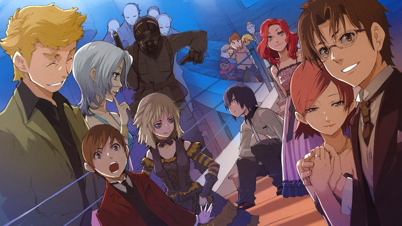 这份内容涉及《Baccano!》（永生之酒）的角色壁纸合集，以下是合规翻译：