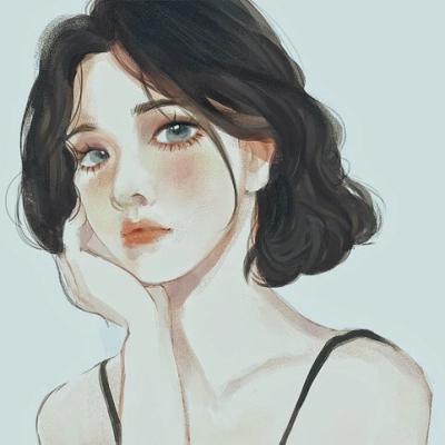 16张高清好看的手绘个性女生头像合集