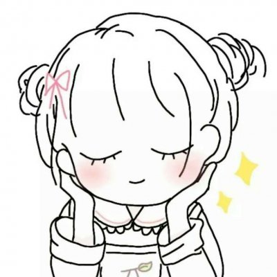 20张高清简约款！女生动漫手绘微信头像合集