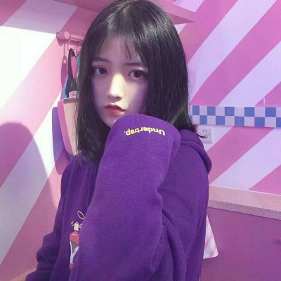 16张高清紫色系清纯女生头像 氛围感拉满