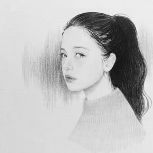 黑白流泪女生头像合集 15张高清素材上线