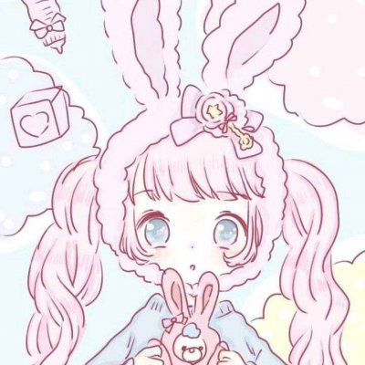 35张粉色系二次元软妹头像 可爱卡通小仙女头像合集
